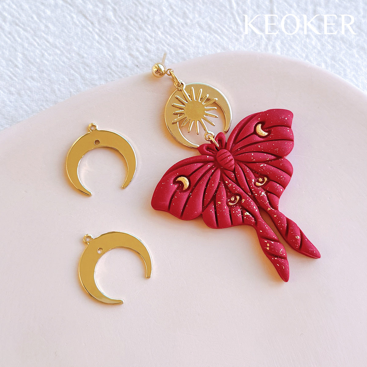 KEOKER Christmas Polymer Clay Cutters (10 Shapes)