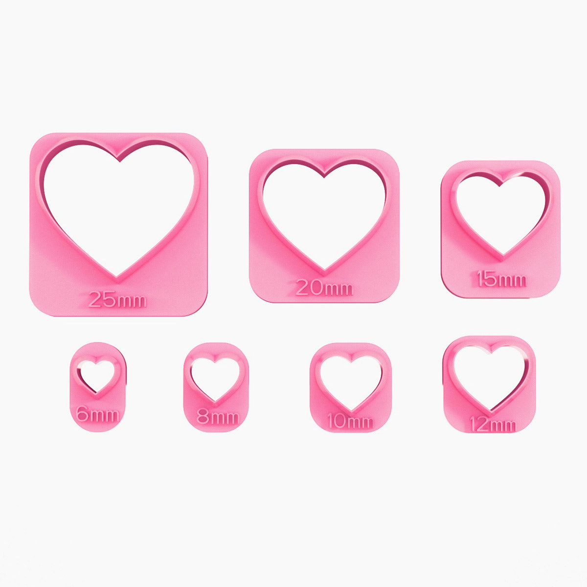  KEOKER Mom Heart Polymer Clay Cutters, Mothers Day