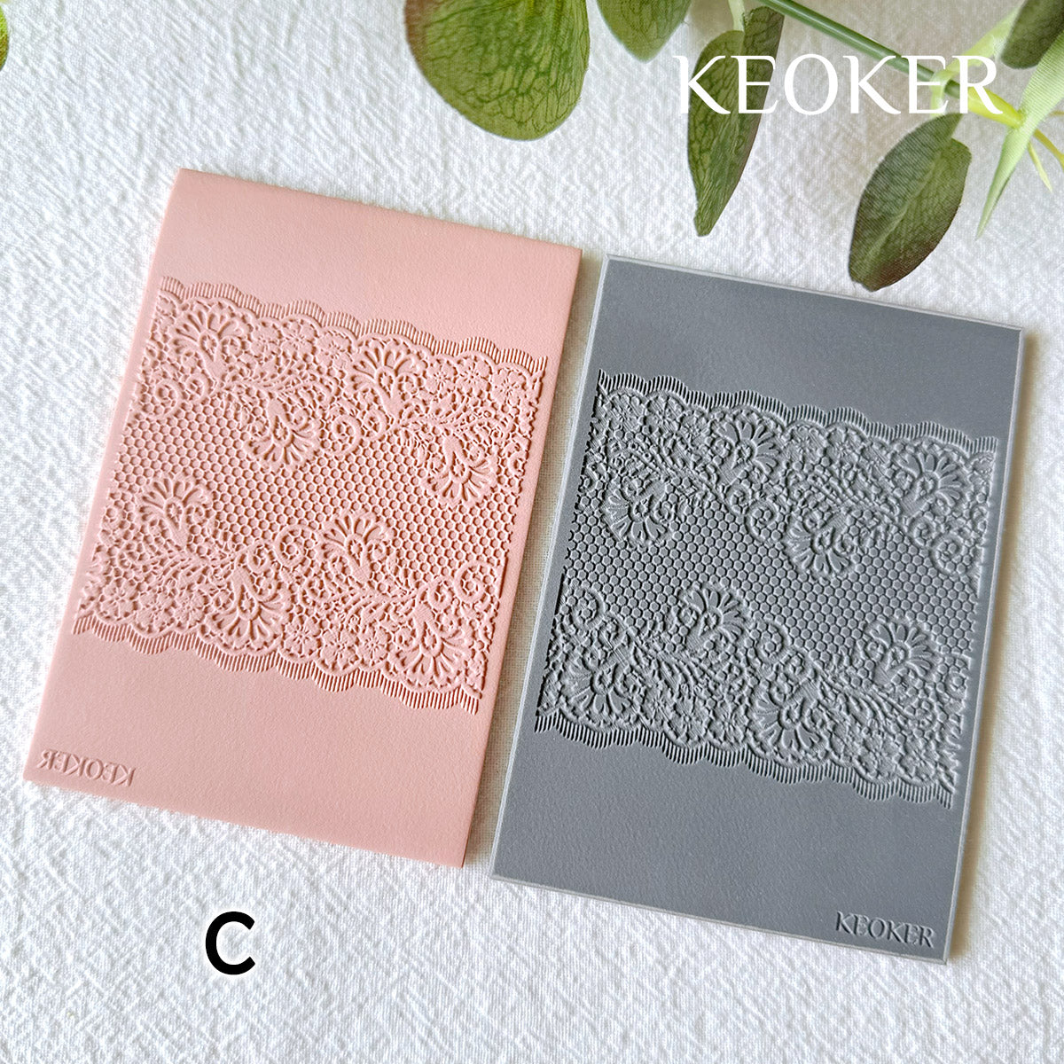 KEOKER Lace Texture Mat for Polymer Clay