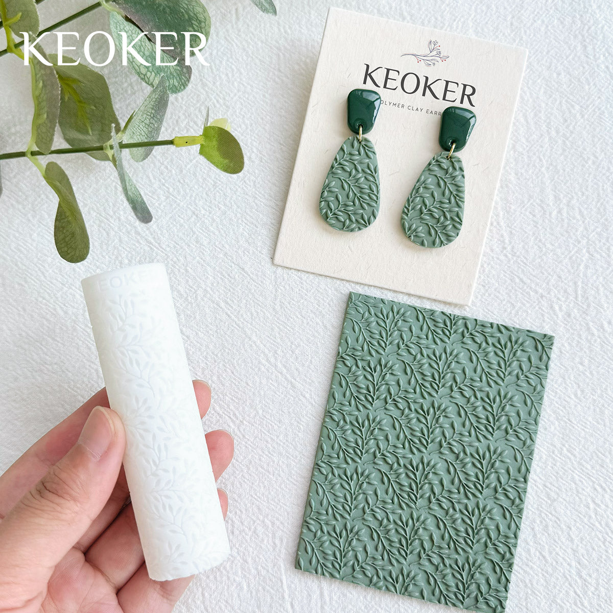 KEOKER Polymer Clay Texture Roller