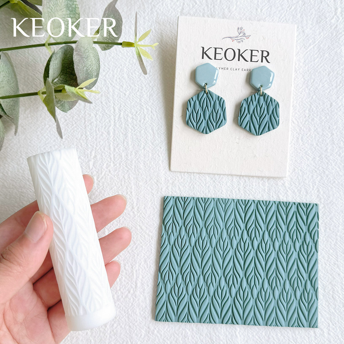 KEOKER Polymer Clay Texture Roller