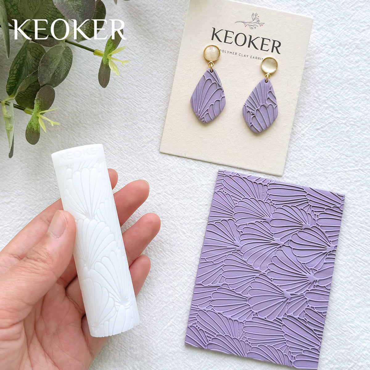 KEOKER Polymer Clay Texture Roller