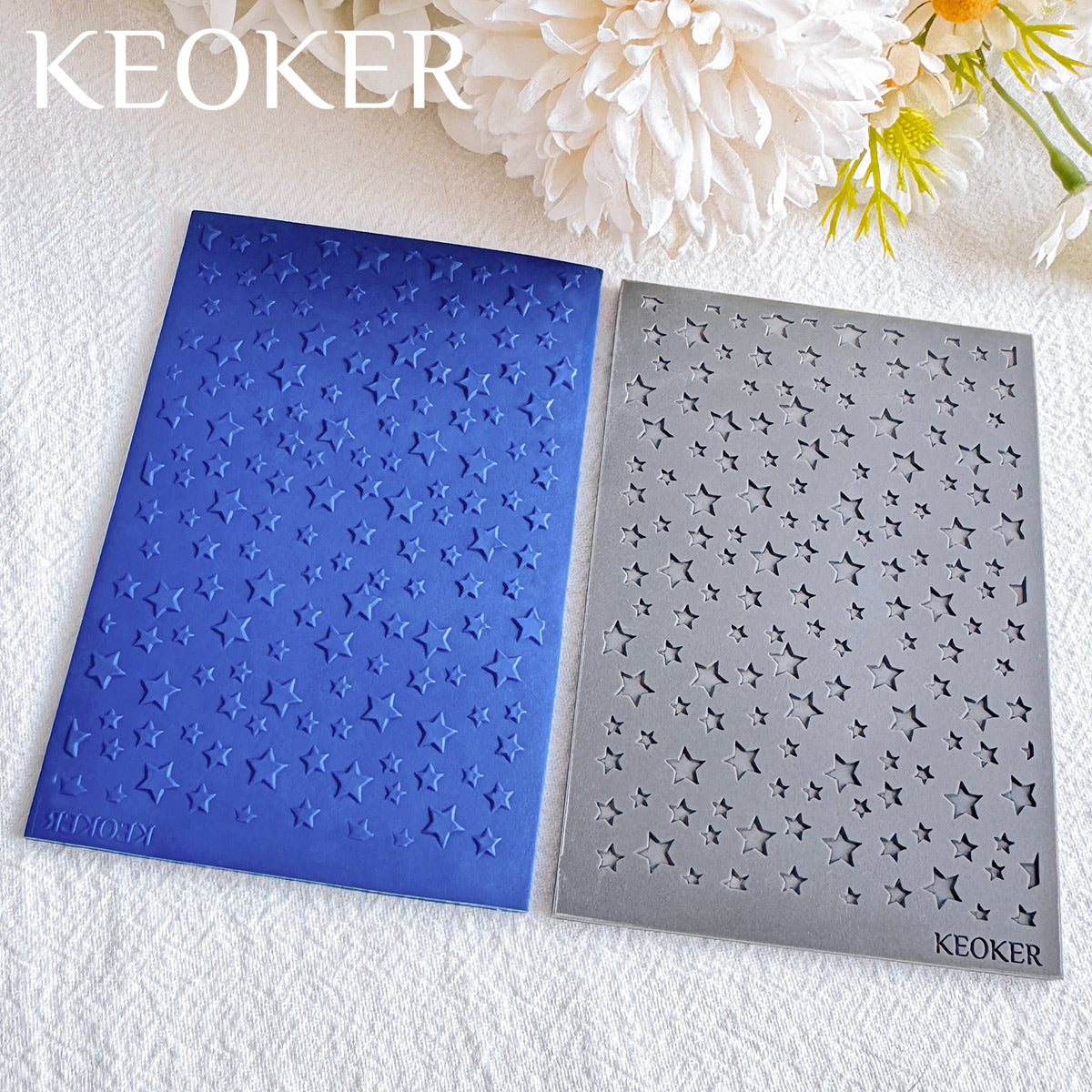 KEOKER Stars Polymer Clay Texture Sheets