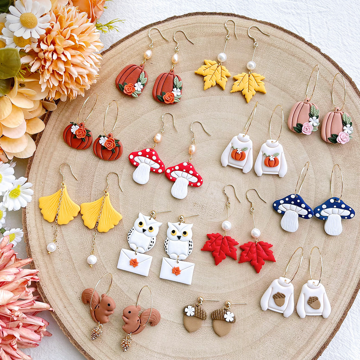 KEOKER Fall Polymer Clay Cutters(19 Shapes)