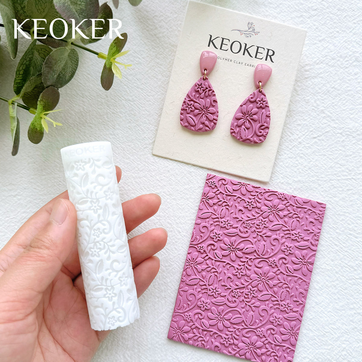 KEOKER Polymer Clay Texture Roller