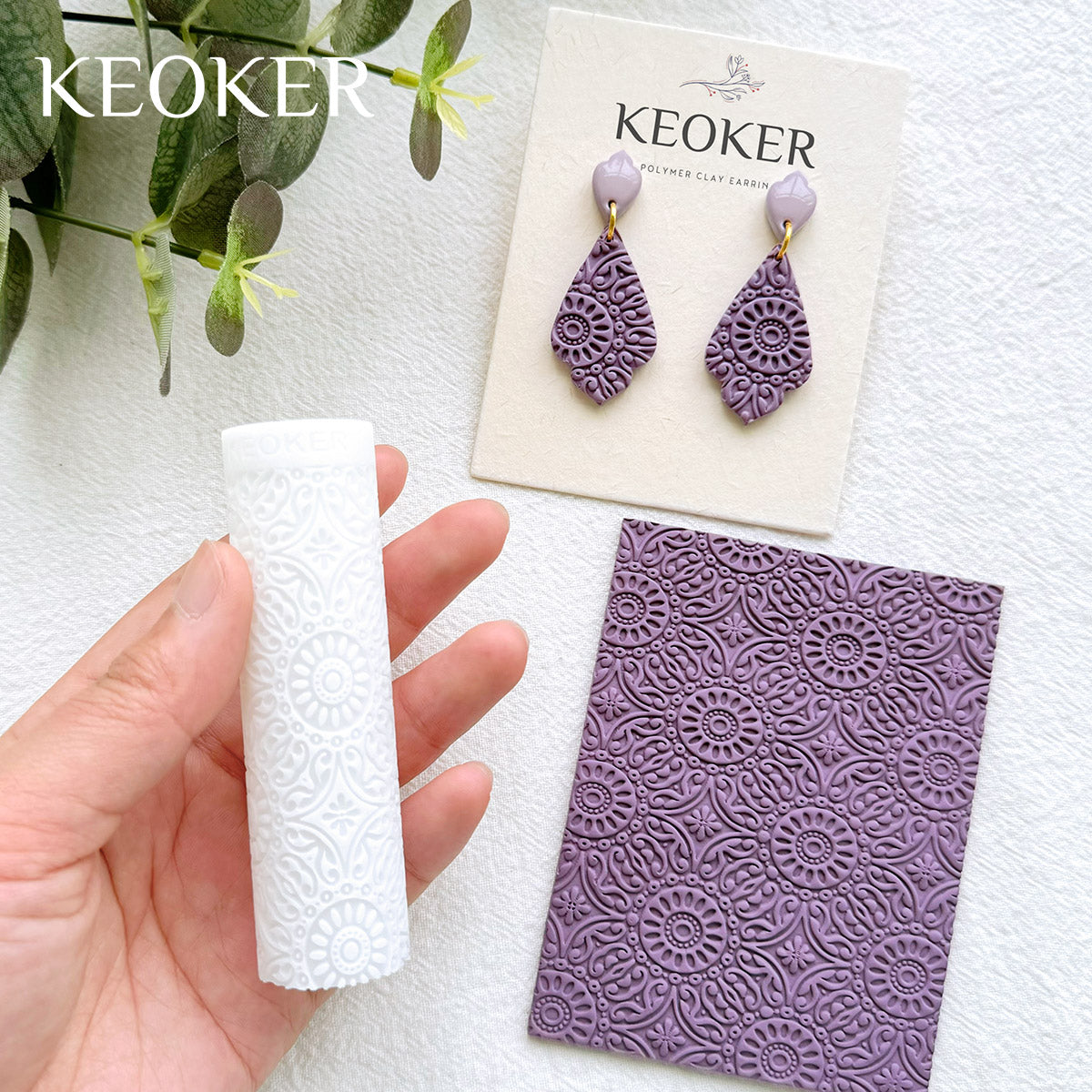 KEOKER Polymer Clay Texture Roller