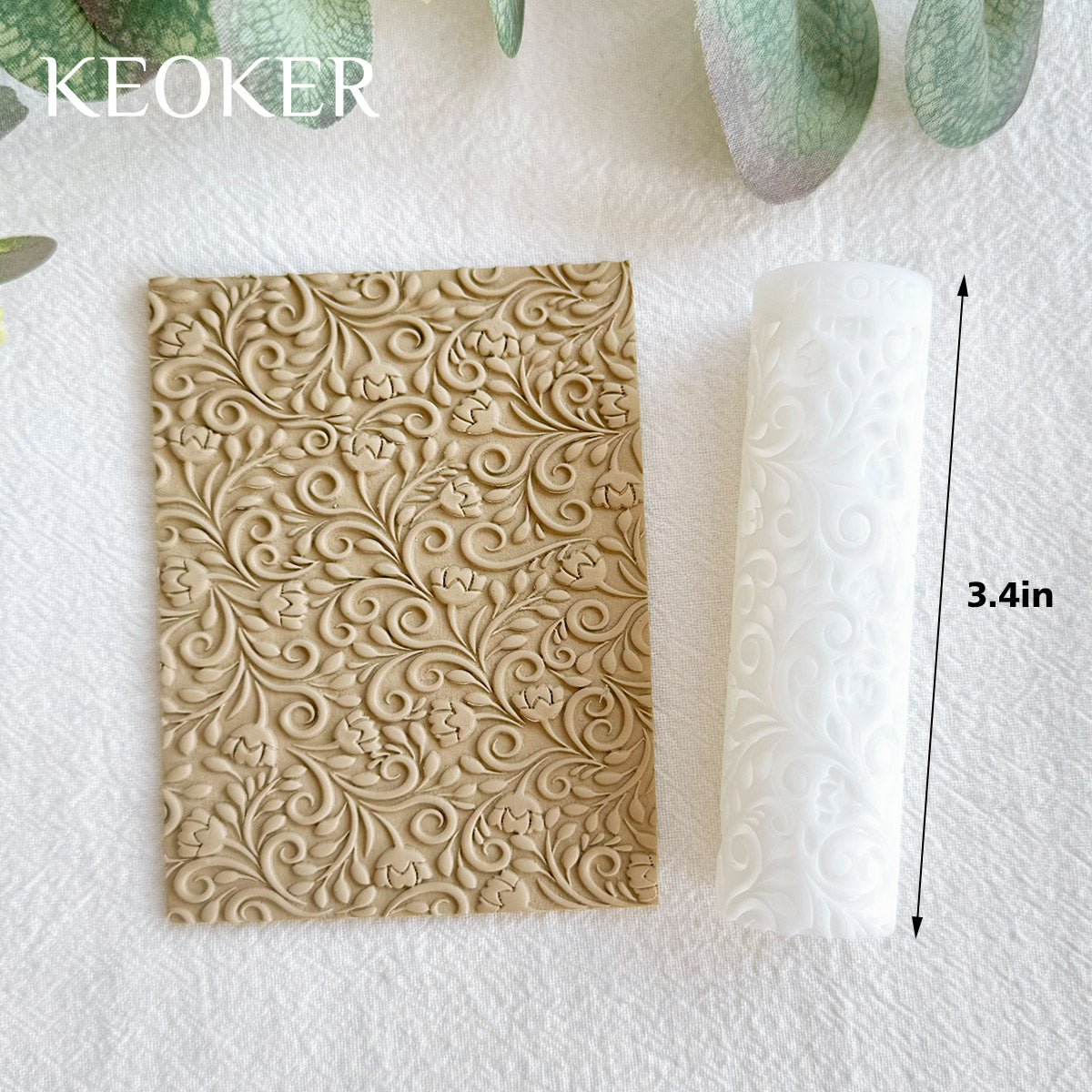 KEOKER Polymer Clay Texture Roller