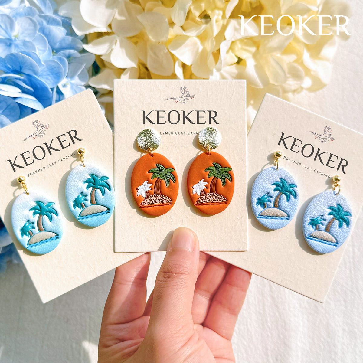 KEOKER Summer Polymer Clay Cutters (13 Shapes)