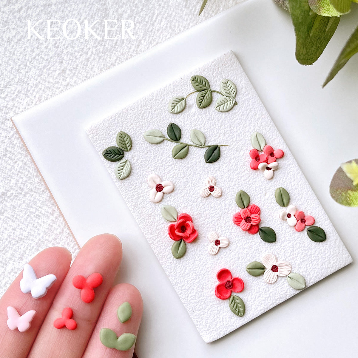 KEOKER Mini Butterfly Polymer Clay Cutters