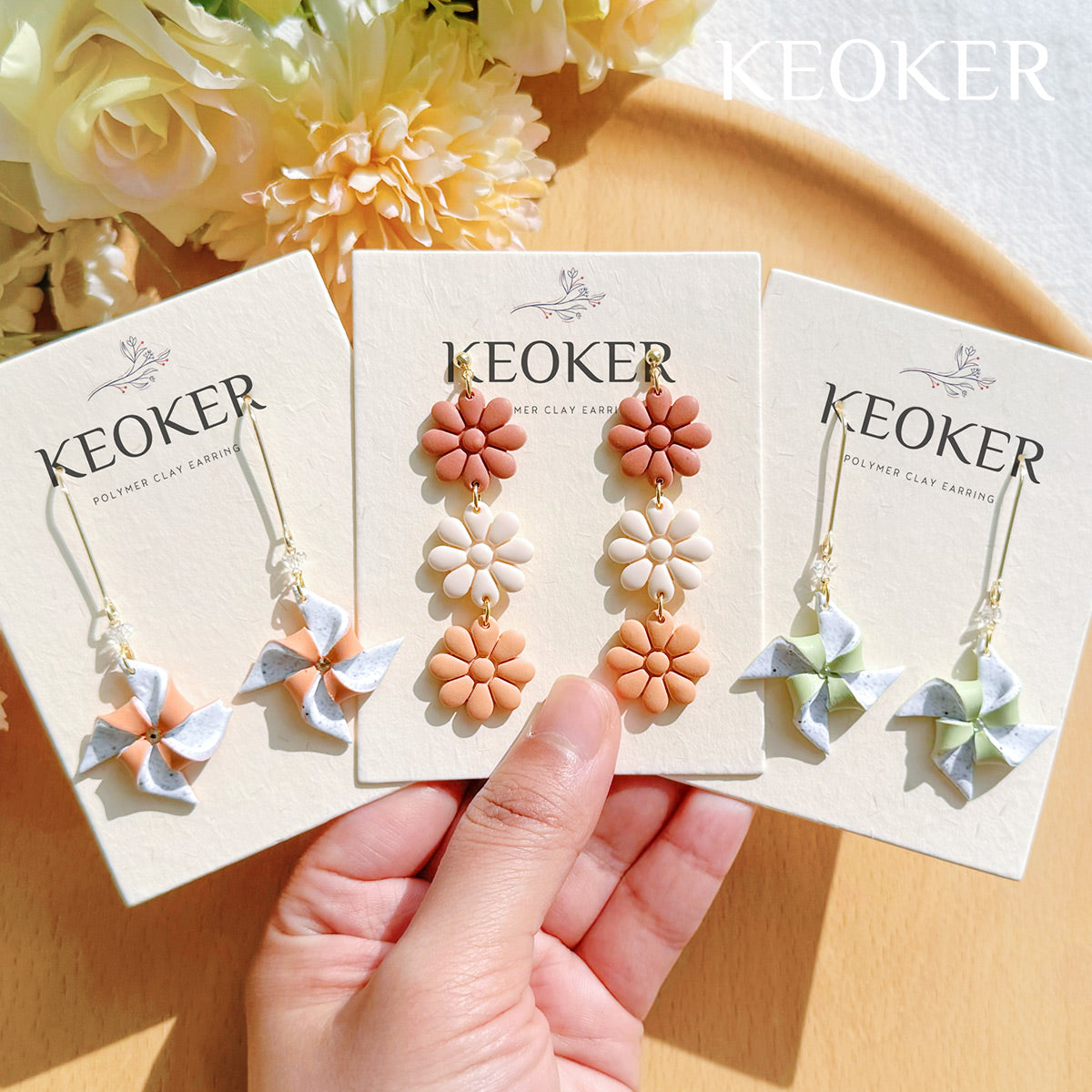 KEOKER Spring Polymer Clay Cutters (10 shapes)