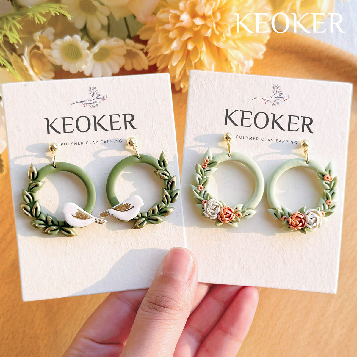 KEOKER Flower Polymer Clay Cutters