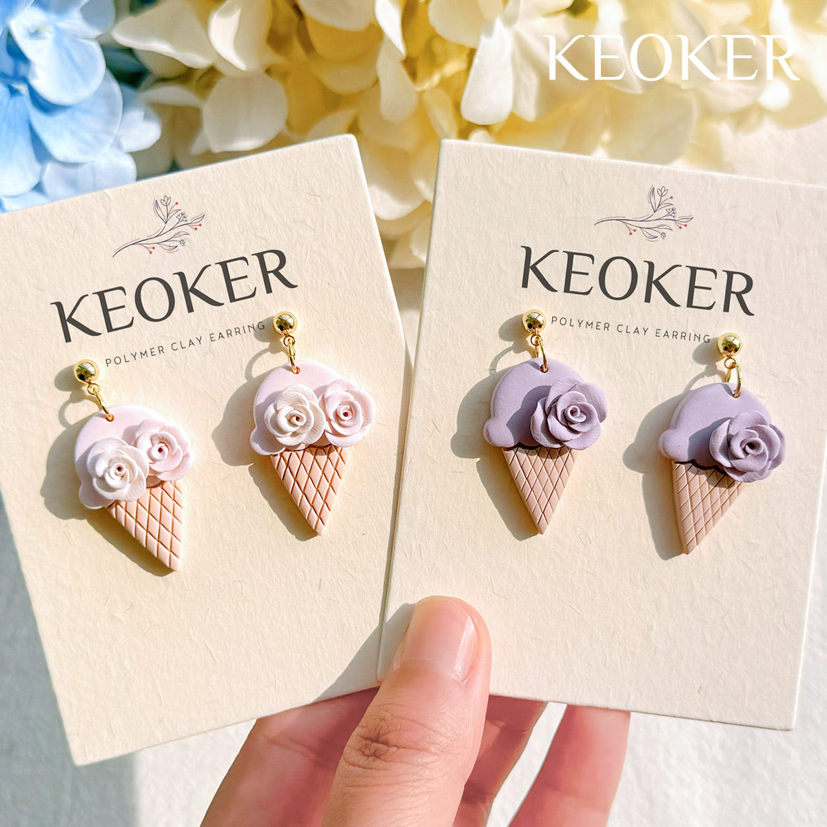 KEOKER Summer Polymer Clay Cutters (13 Shapes)