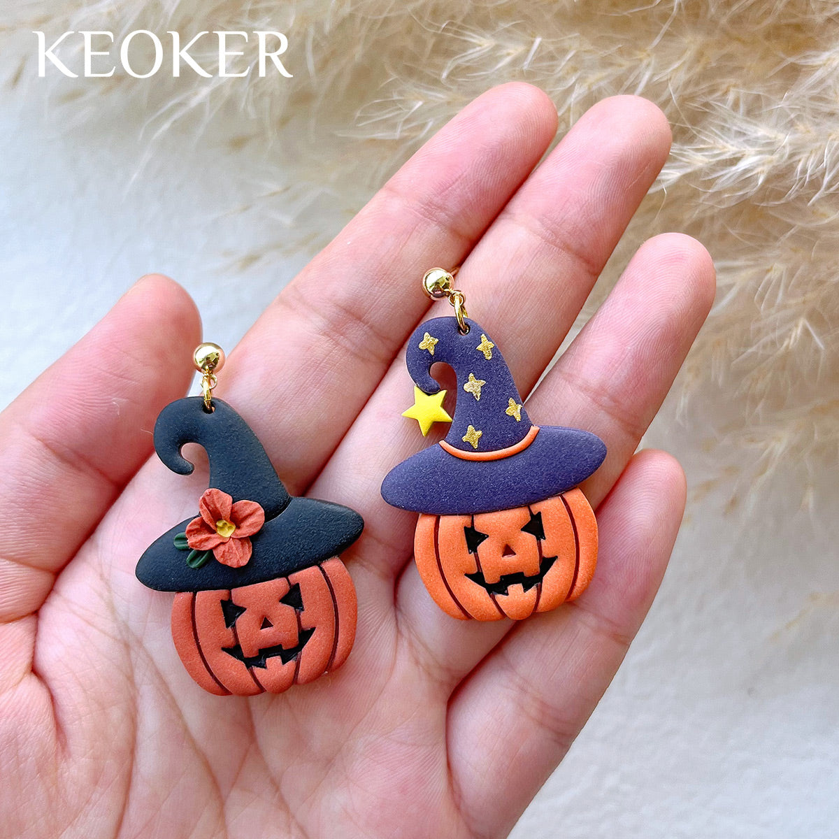 Cortadores de arcilla de Halloween de KEOKER (10 formas)