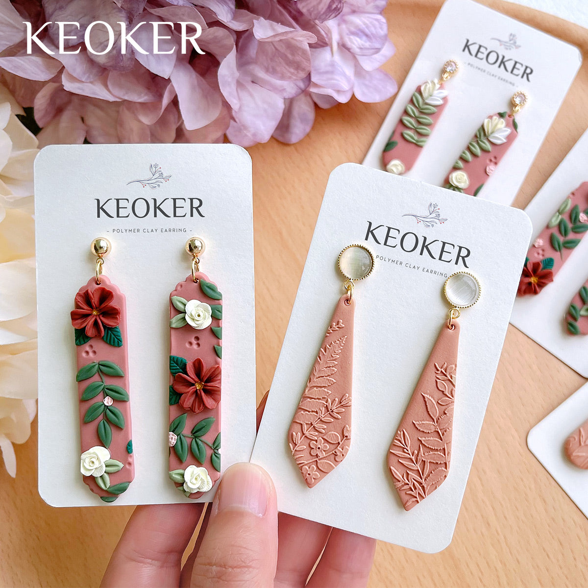 KEOKER Long Dangle Shape Polymer Clay Cutter (10PCS ALL)