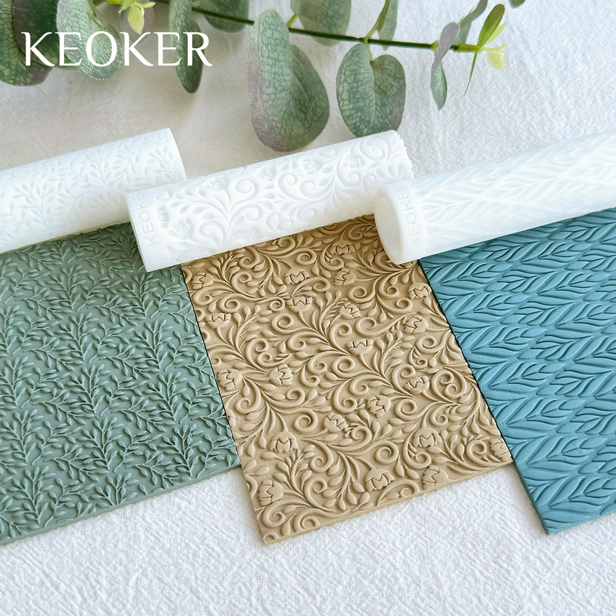 KEOKER Polymer Clay Texture Roller