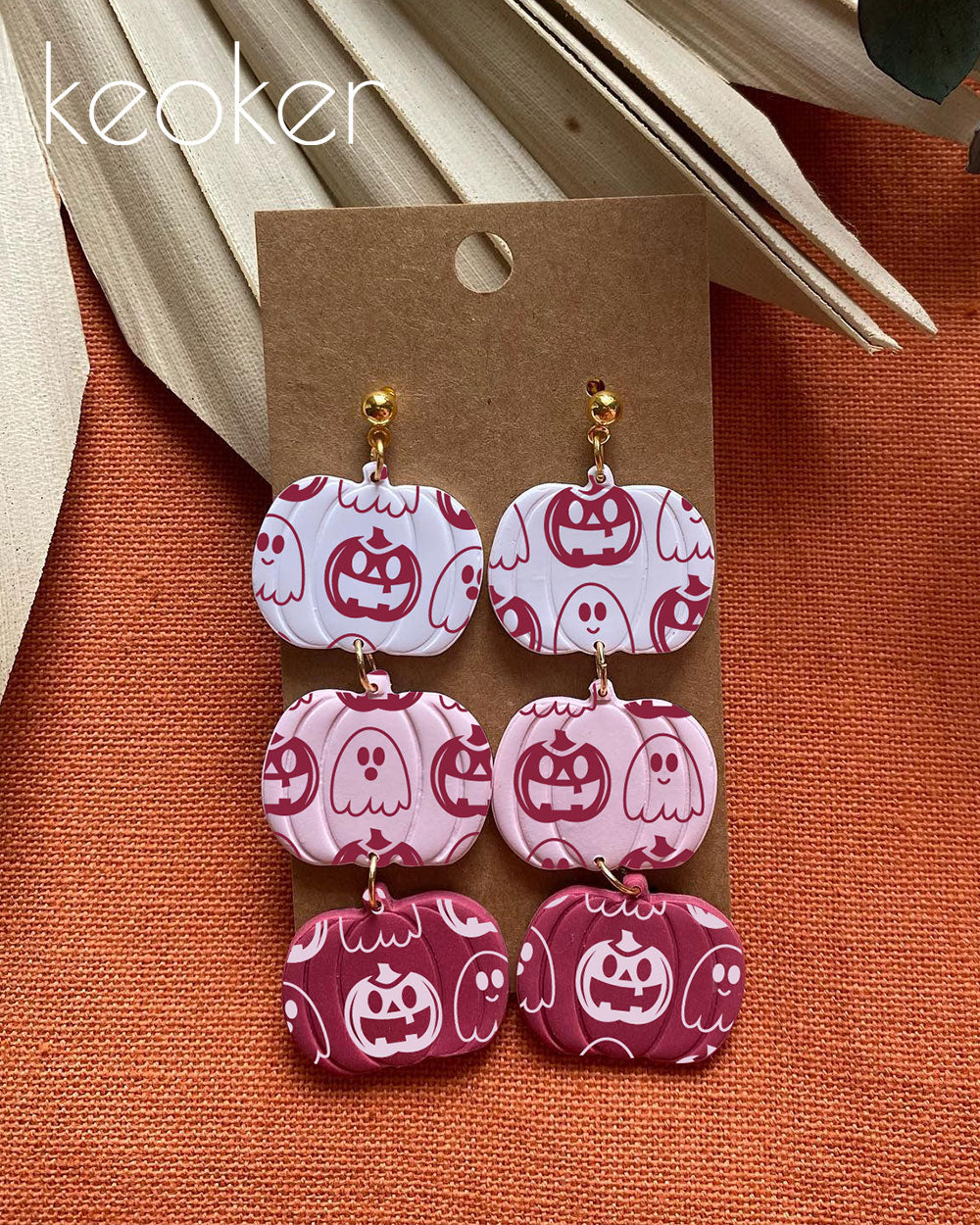 KEOKER Halloween Silk Screen for Polymer Clay (3 PCS)