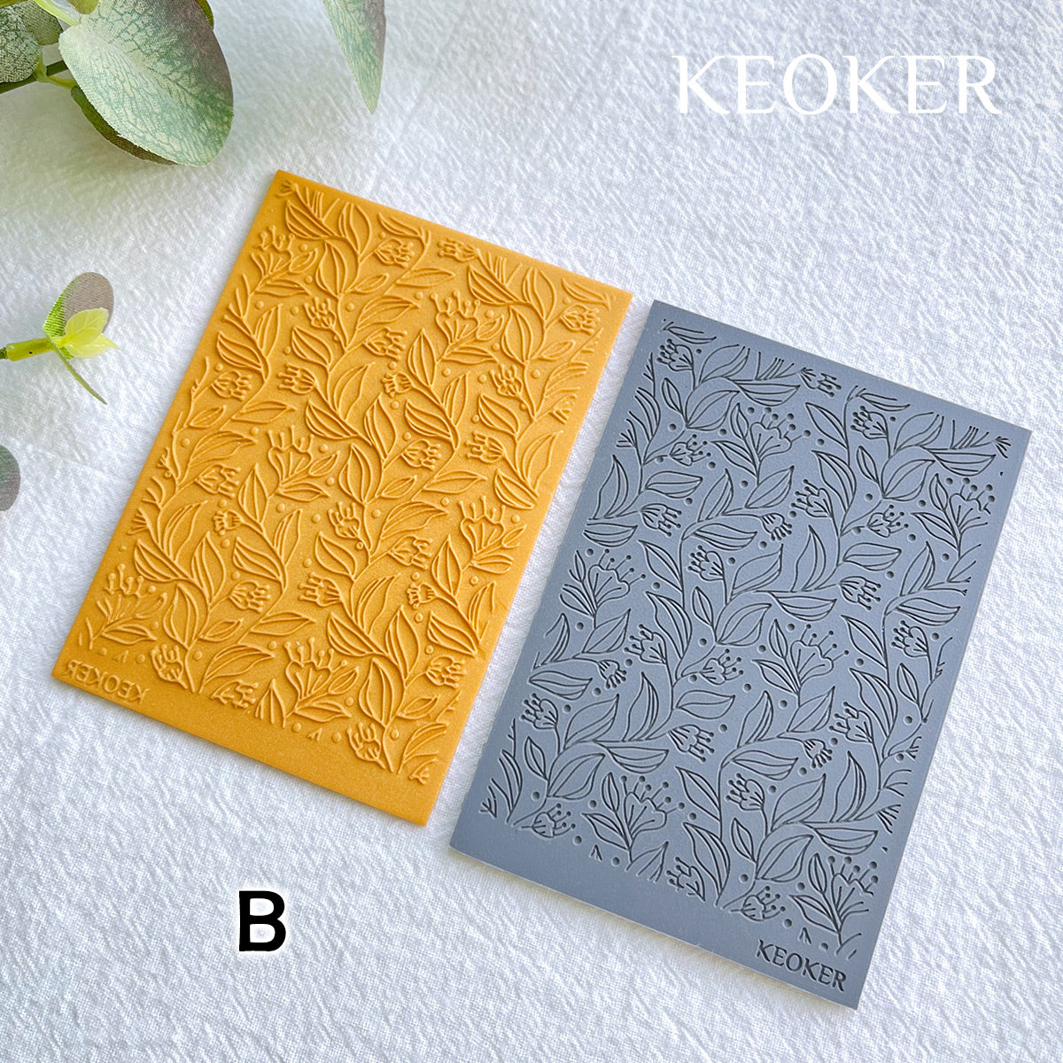 KEOKER Polymer Clay Texture Sheets