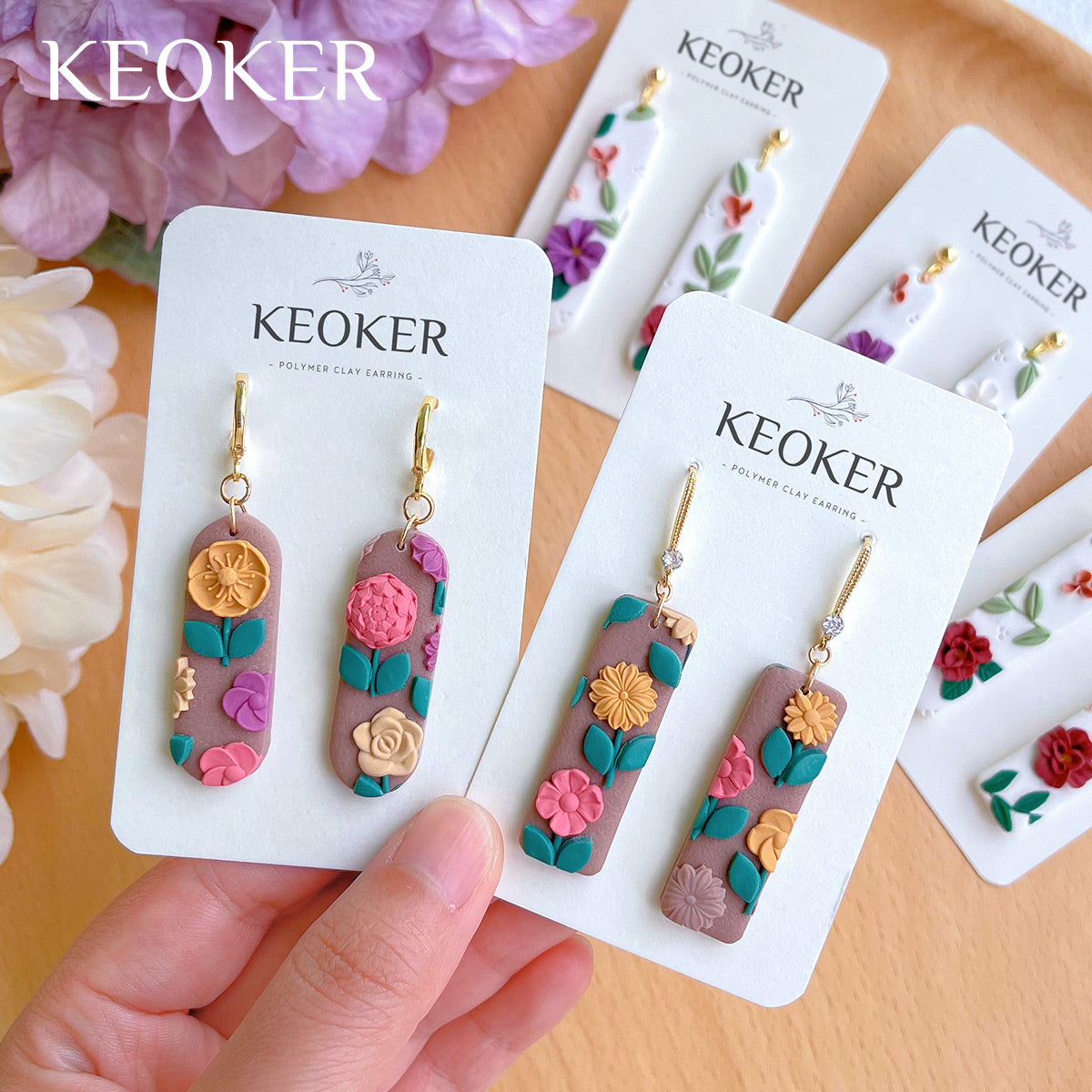 KEOKER Long Dangle Shape Polymer Clay Cutter (10PCS ALL)