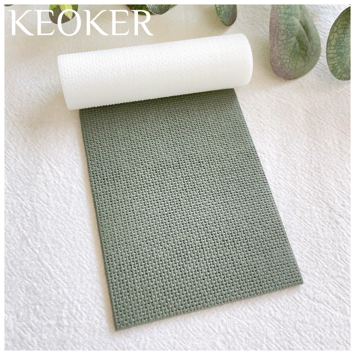 KEOKER Polymer Clay Texture Roller (linen Fabric)