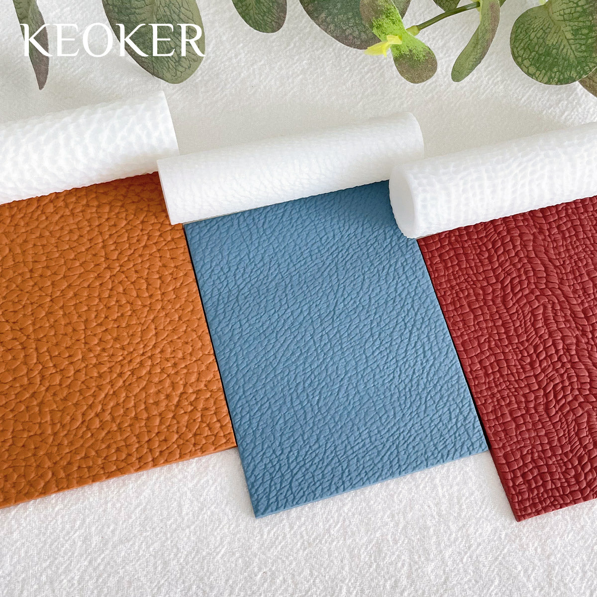 KEOKER Polymer Clay Texture Roller (Crocodile Grain)