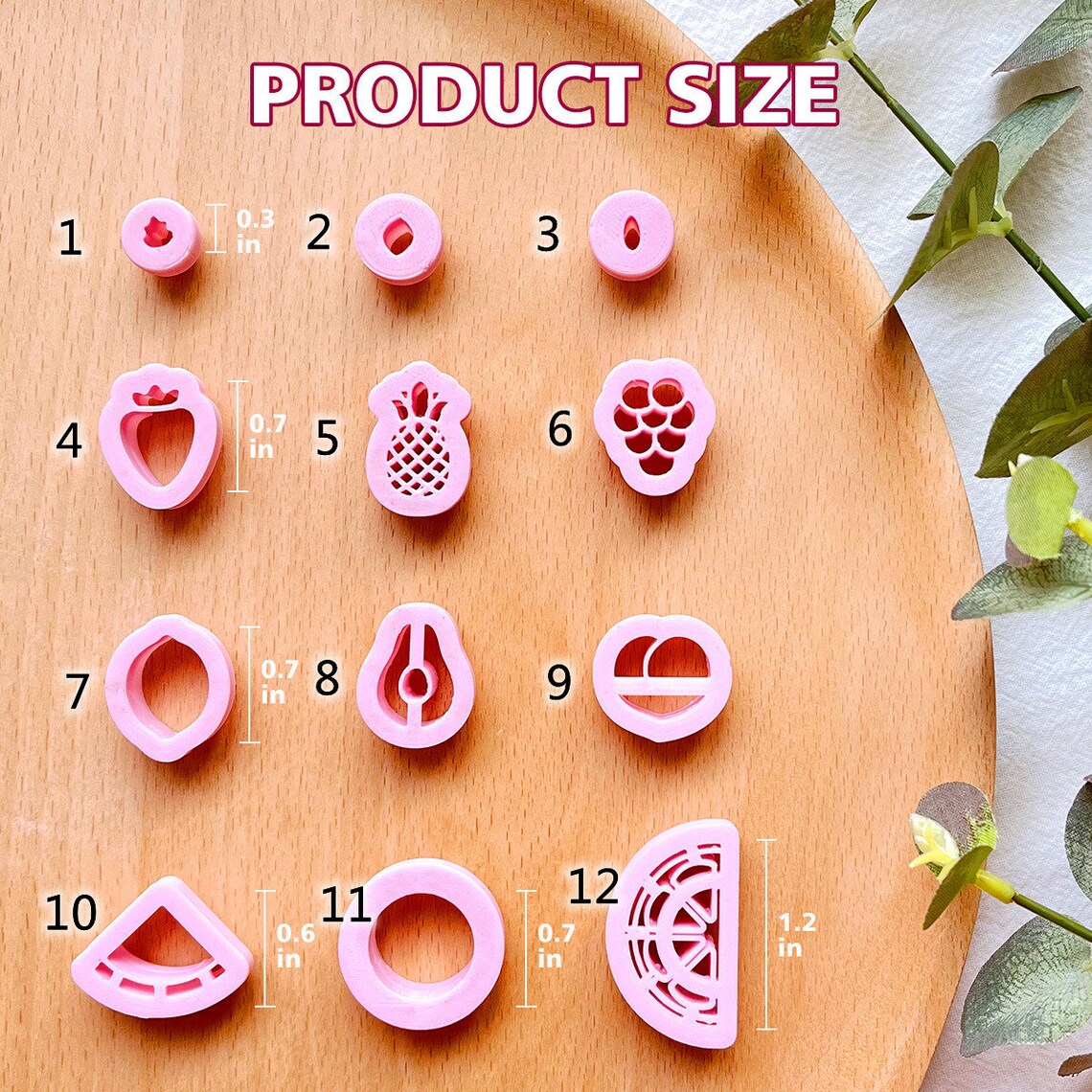 keooid polymer clay cutters for earrings, plastic clay cutters for polymer  clay jewelry, polymer clay cutters shapes for earr