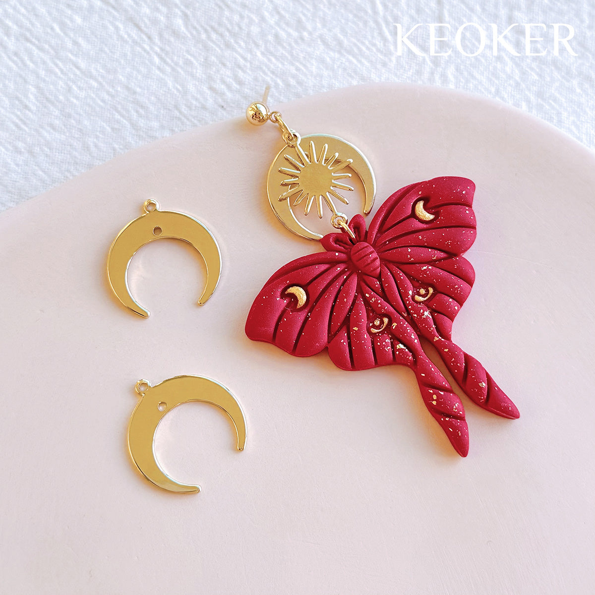 KEOKER Butterfly Polymer Clay Cutters (7 Shapes)