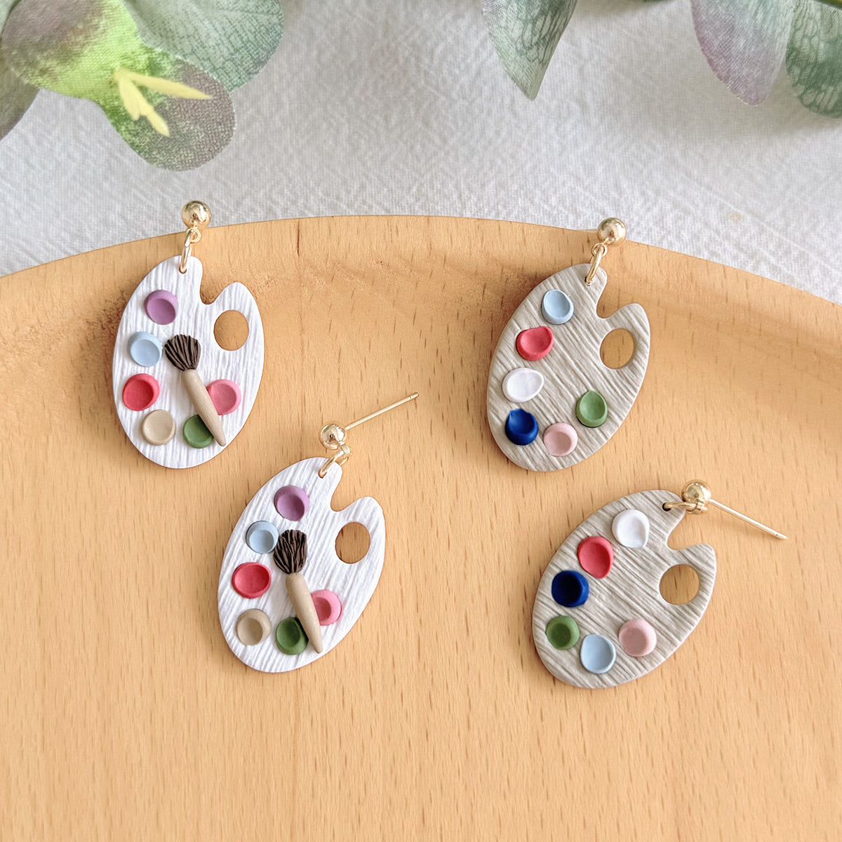 KEOKER Color Palette Polymer Clay Earrings