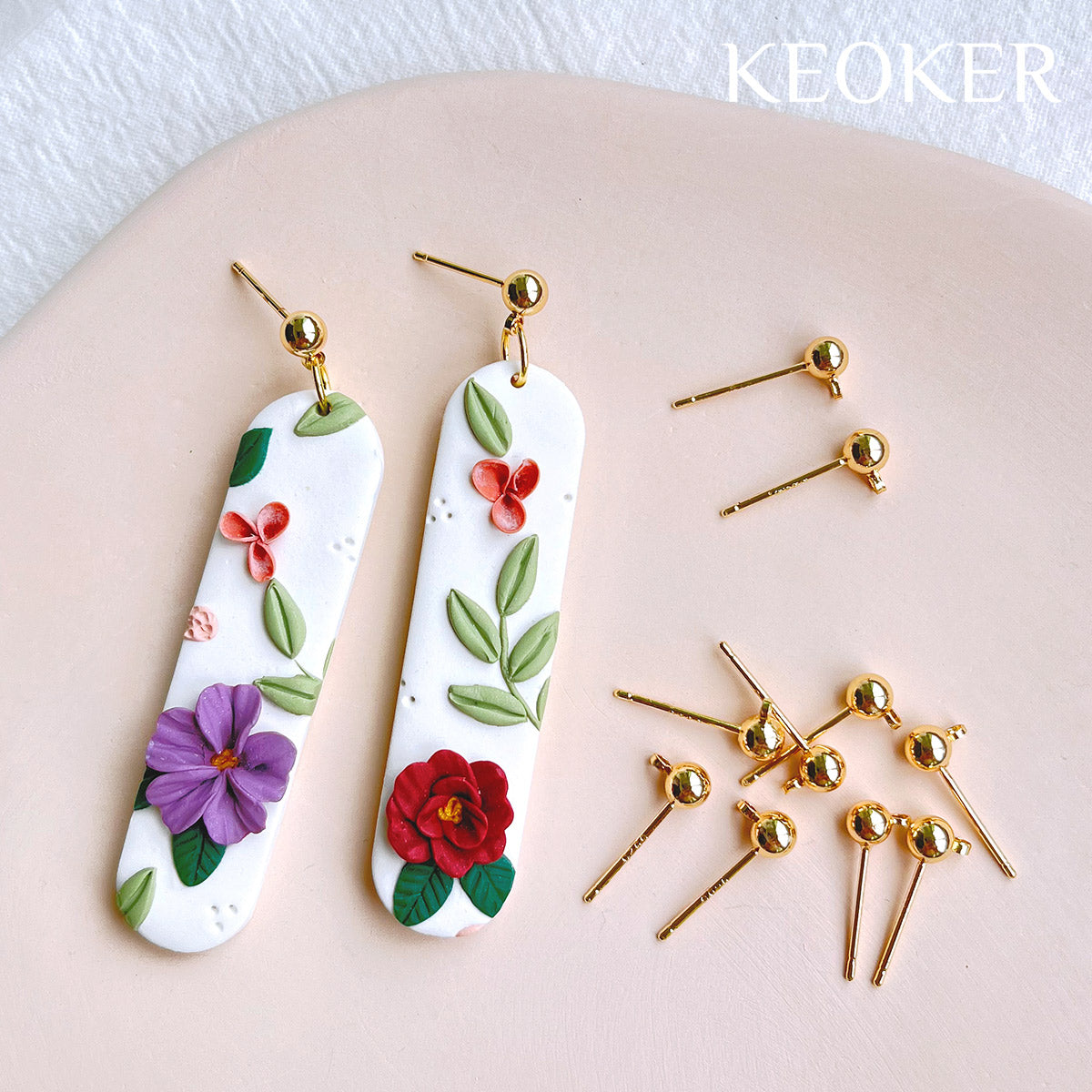  Keoker Clay Cutters, Polymer Clay Cutters, Long Dangle Shape  Polymer Clay Cutter (5PCS A) : Home & Kitchen