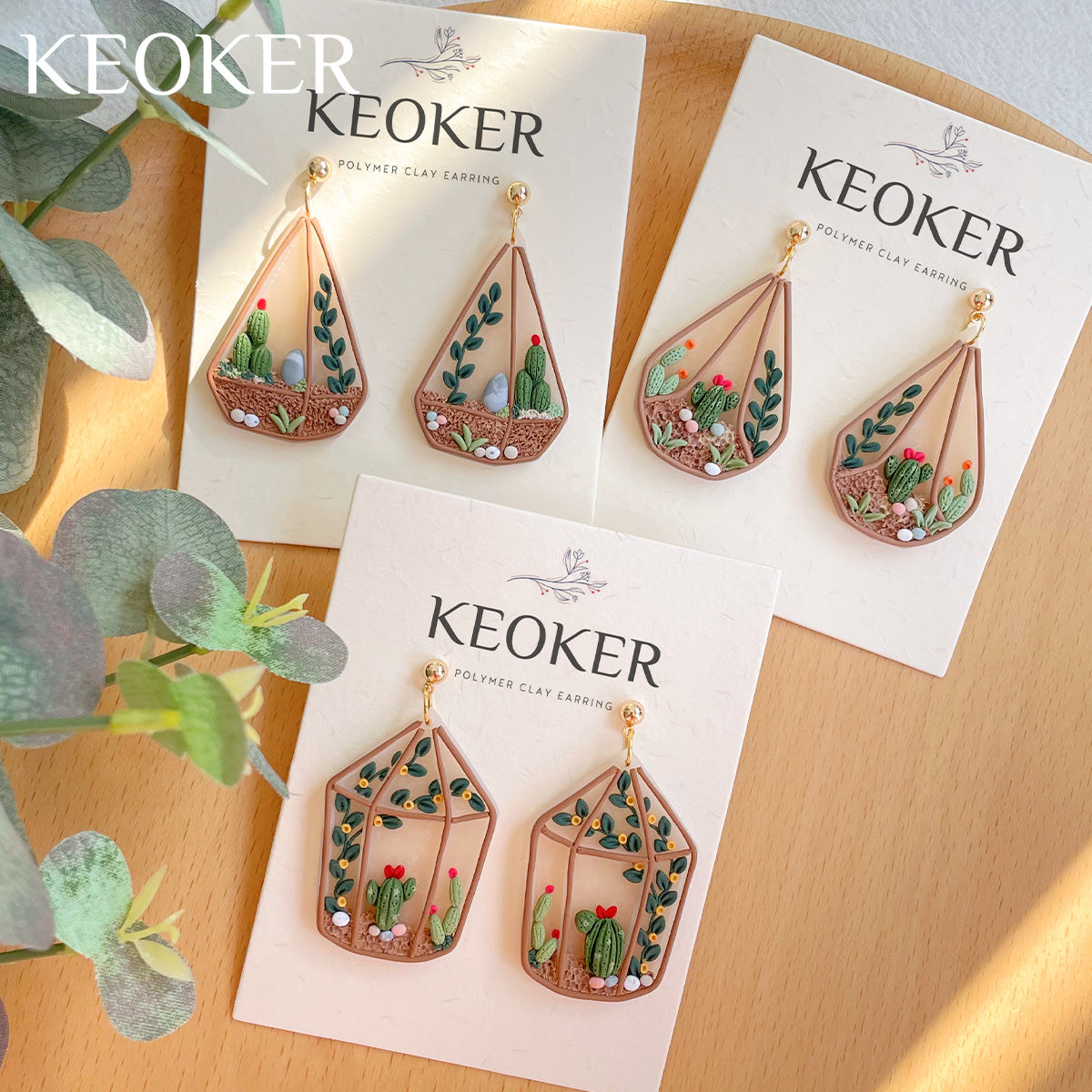 KEOKER Terrariums Polymer Clay Cutters