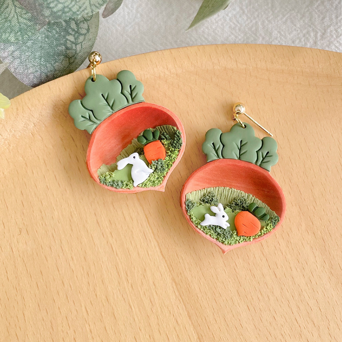 KEOKER Easter Polymer Clay Earrings