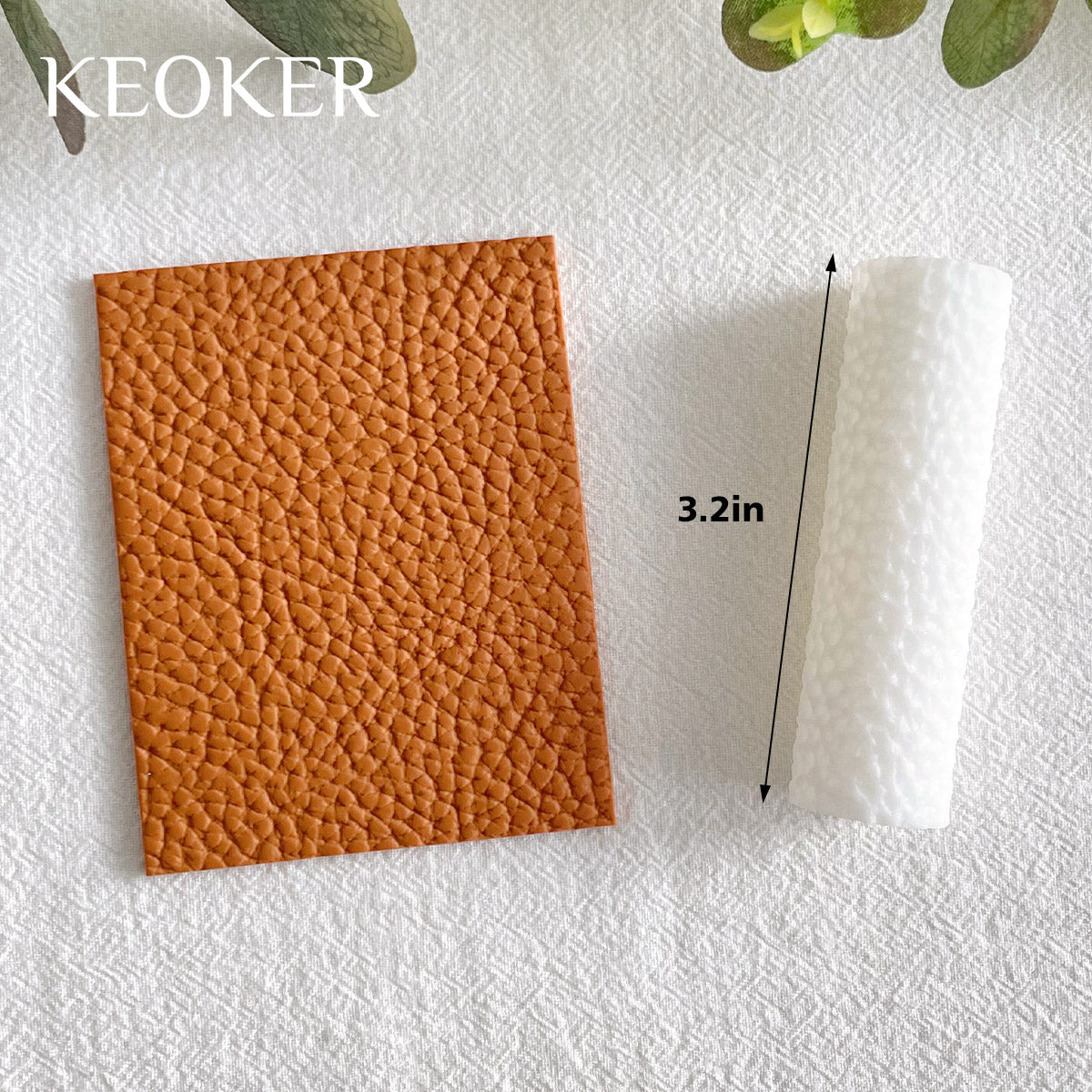 KEOKER Polymer Clay Texture Roller (Litchi Grain)