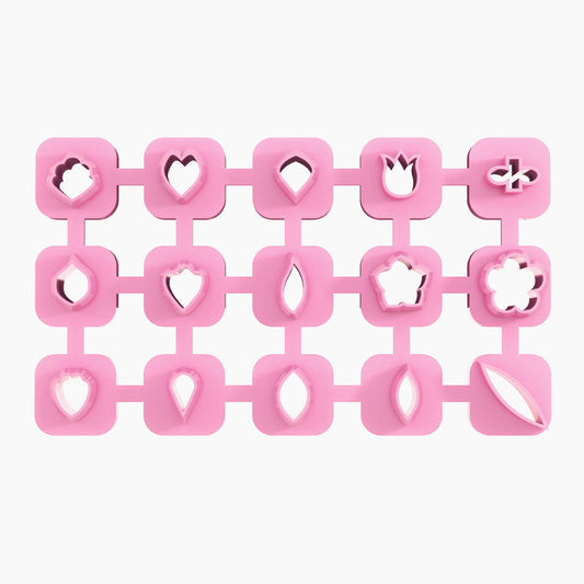 Keoker Mini Polymer Clay Cutters(15 Shapes)