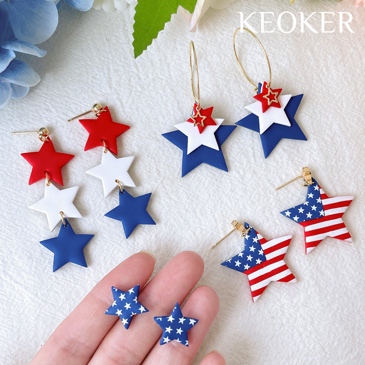 KEOKER Stars Clay Cutters (7 Shapes)