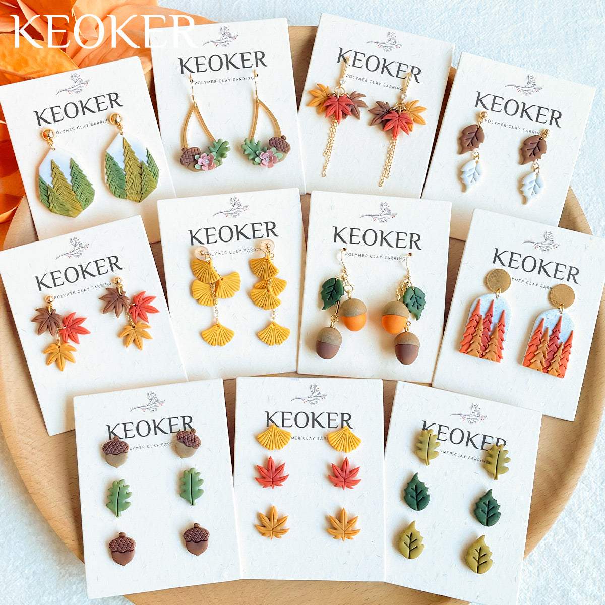 KEOKER Fall Polymer Clay Cutters ( 7 shapes )