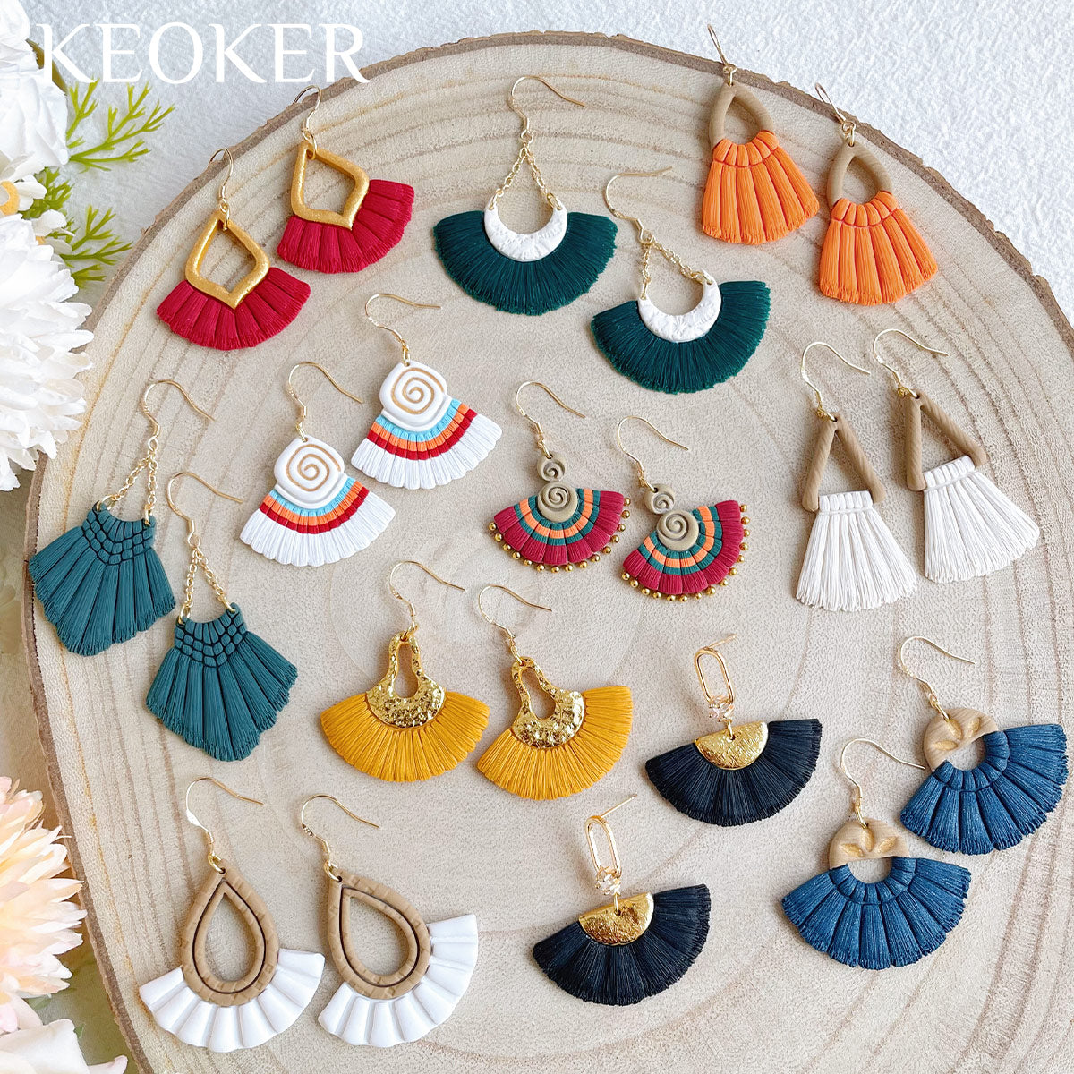 KEOKER Macrame Polymer Clay Cutters (11 shapes)