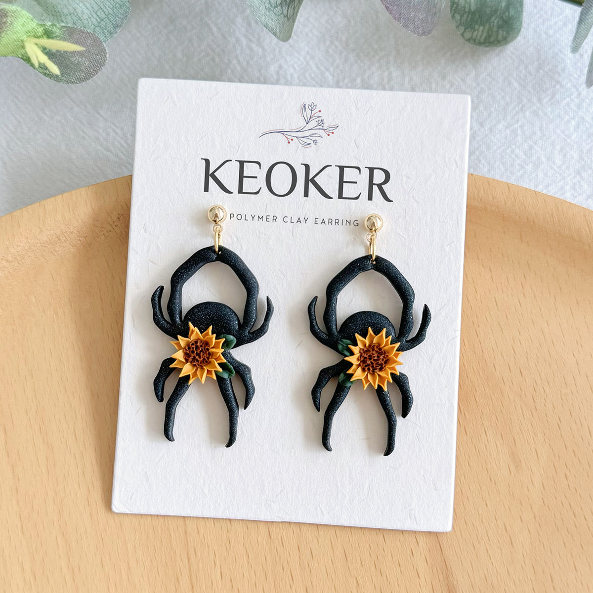 KEOKER Halloween Polymer Clay Earrings