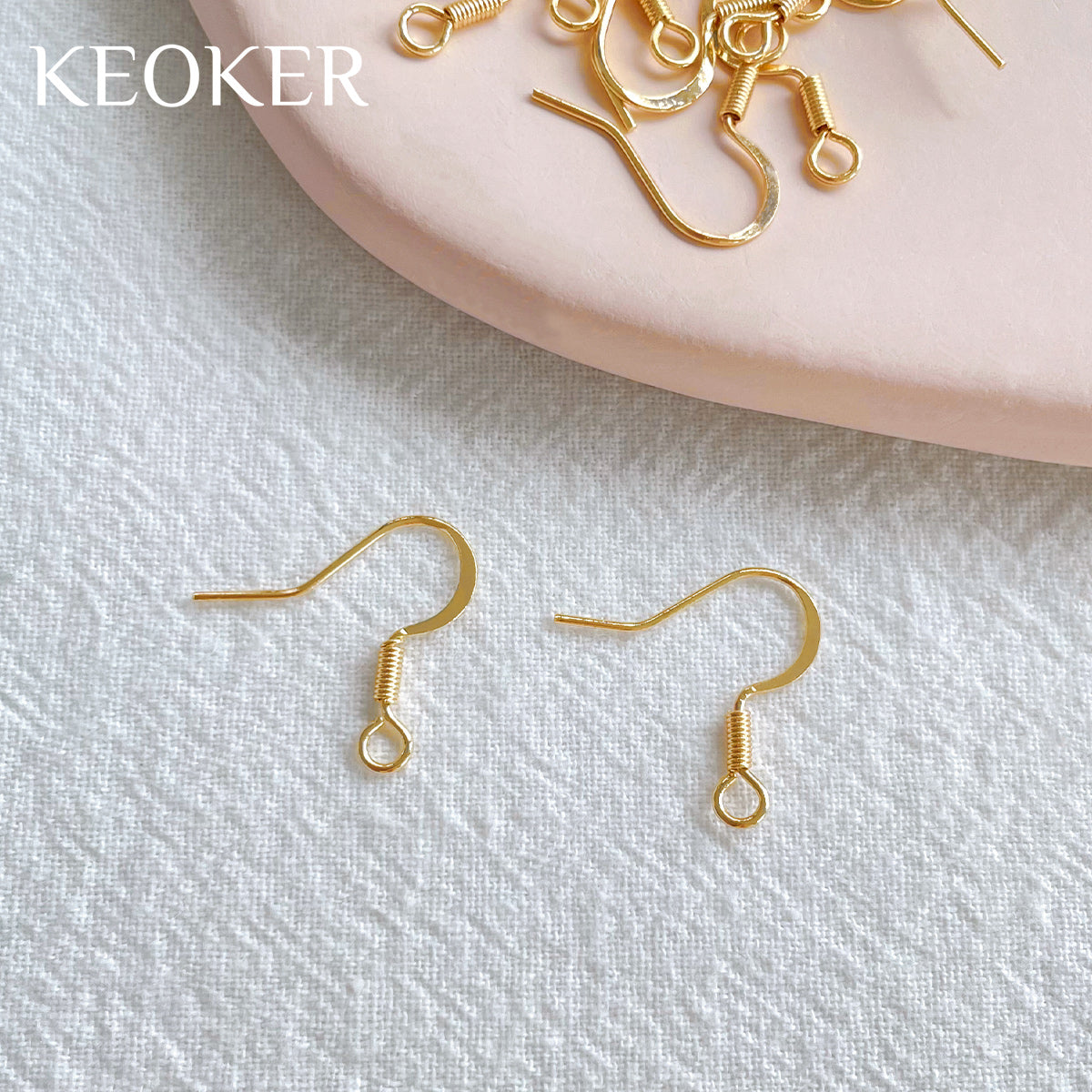 KEOKER 14K Gold Filled Earring Hook2(10PCS)