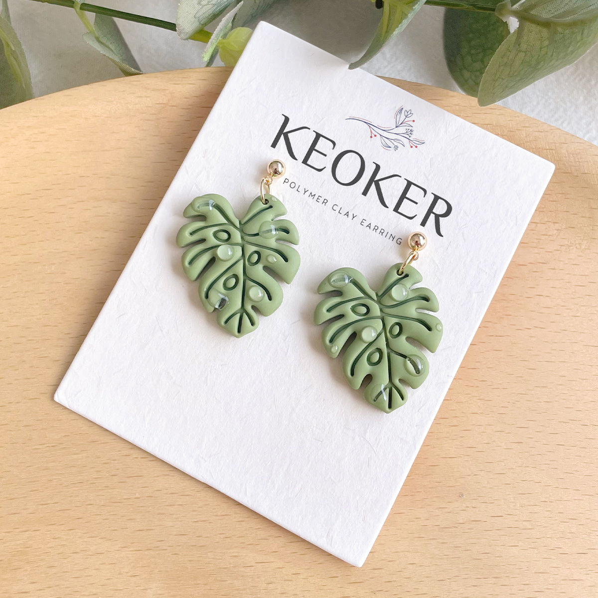 KEOKER Spring Polymer Clay Earrings