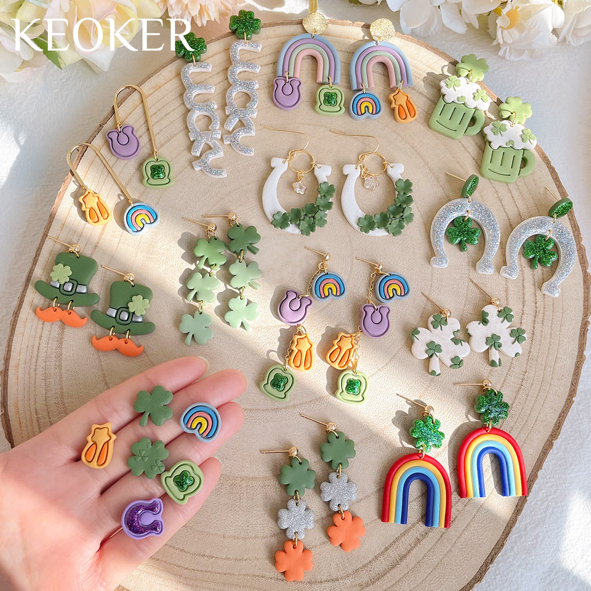 KEOKER St. Patrick's Day Polymer Clay Cutters