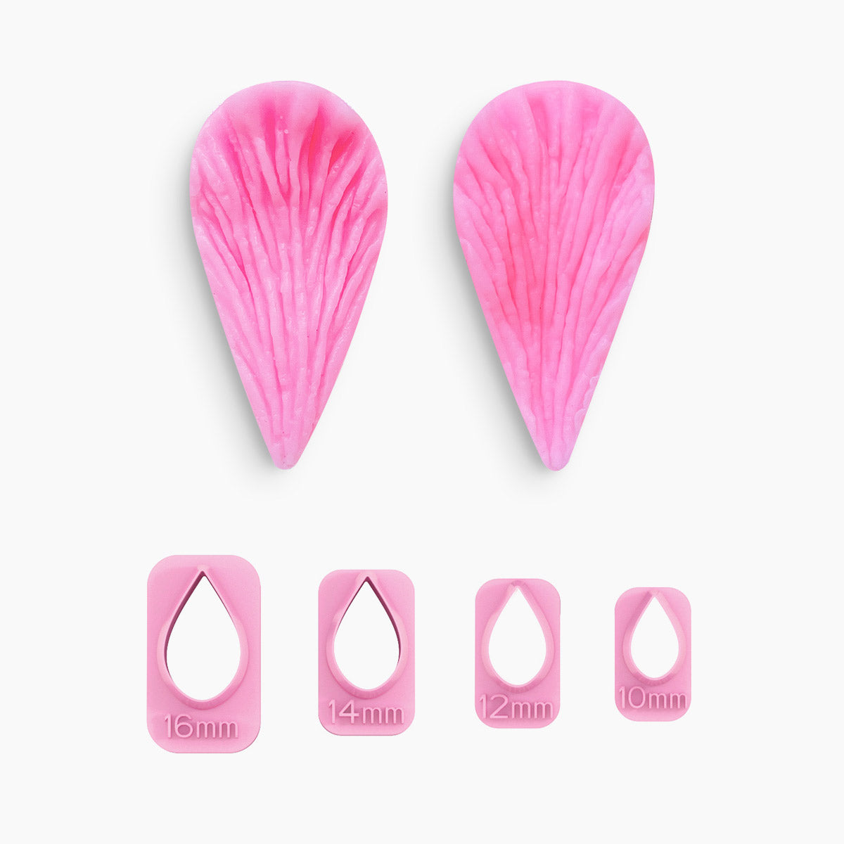 KEOKER Flower Petal Clay Cutters &Molds