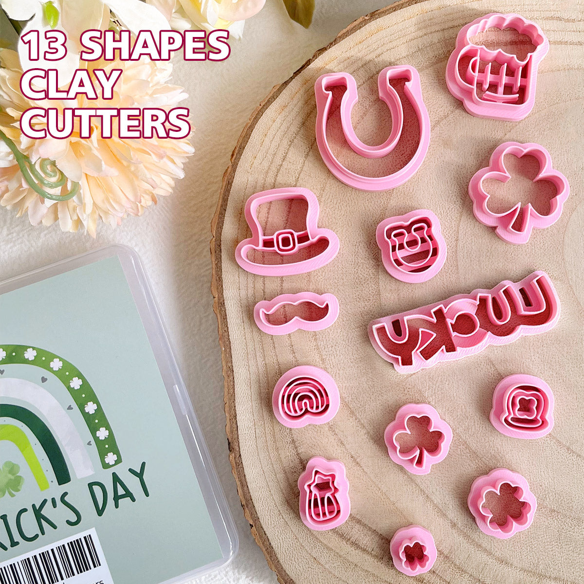 KEOKER St. Patrick's Day Polymer Clay Cutters