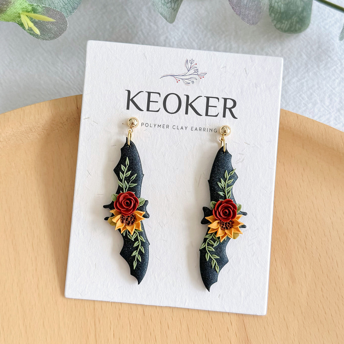 KEOKER Halloween Polymer Clay Earrings