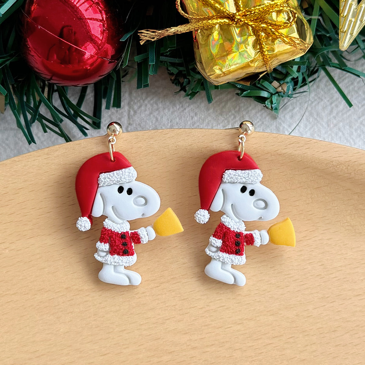 KEOKER Christmas Polymer Clay Earrings