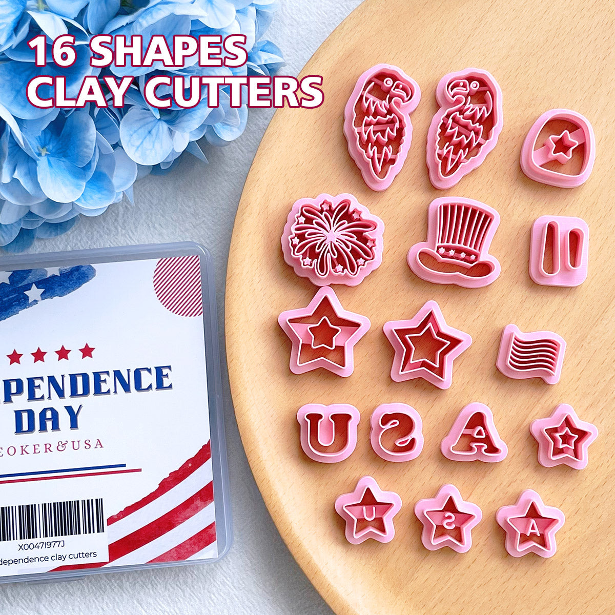 KEOKER Independence Day Polymer Clay Cutters