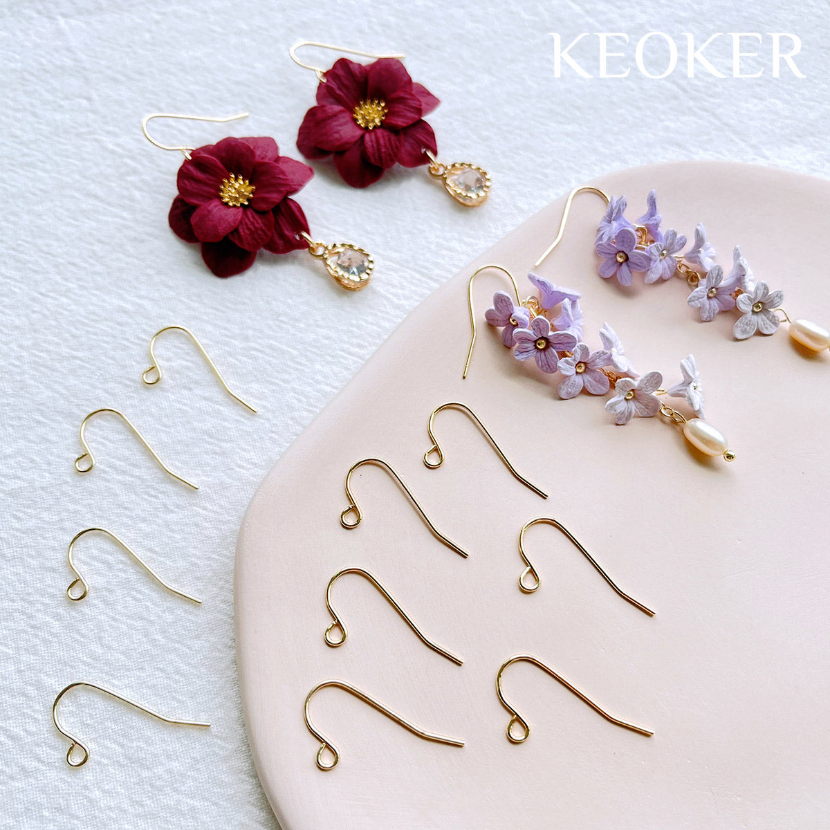 KEOKER 14K Gold Filled Earring Hook1(10PCS)