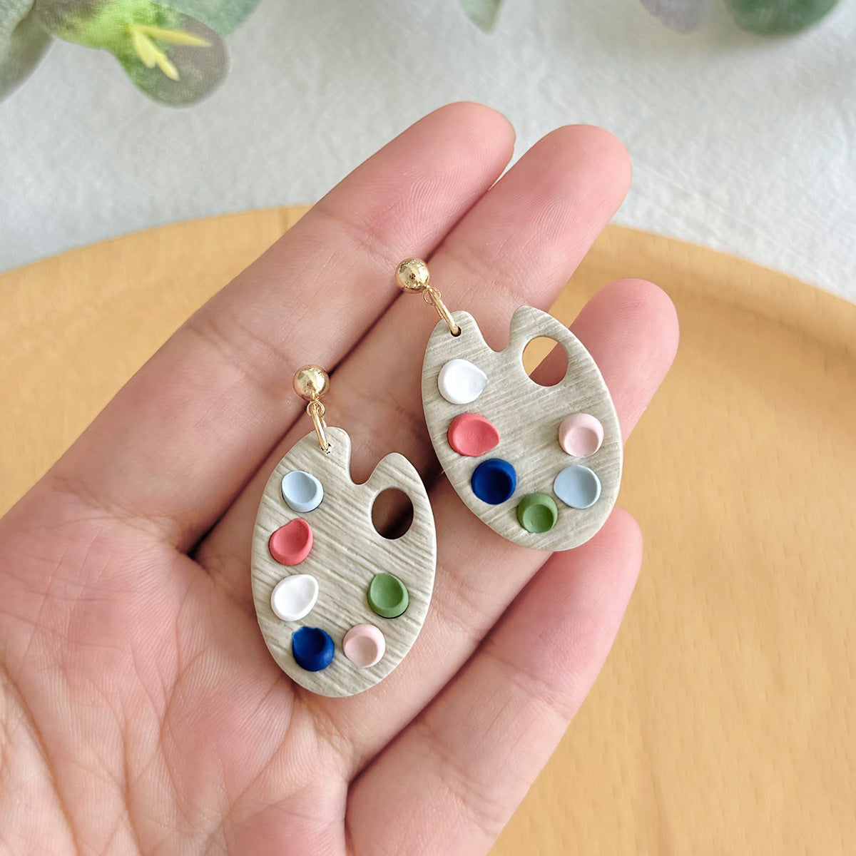 KEOKER Color Palette Polymer Clay Earrings