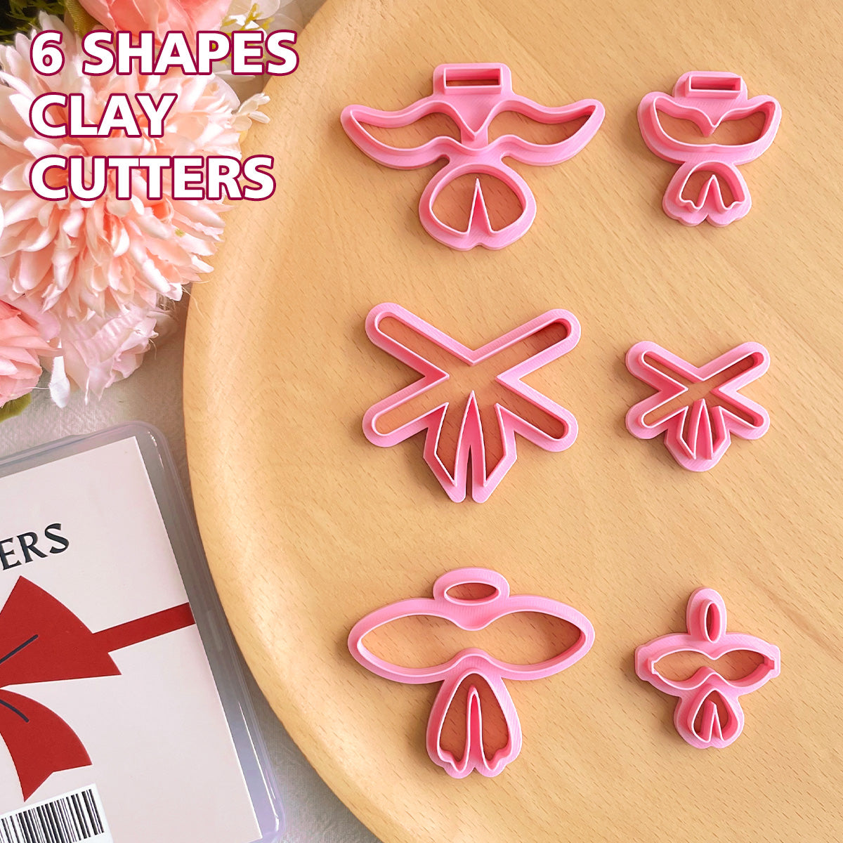 KEOKER Bow Clay Cutters (6 shapes)