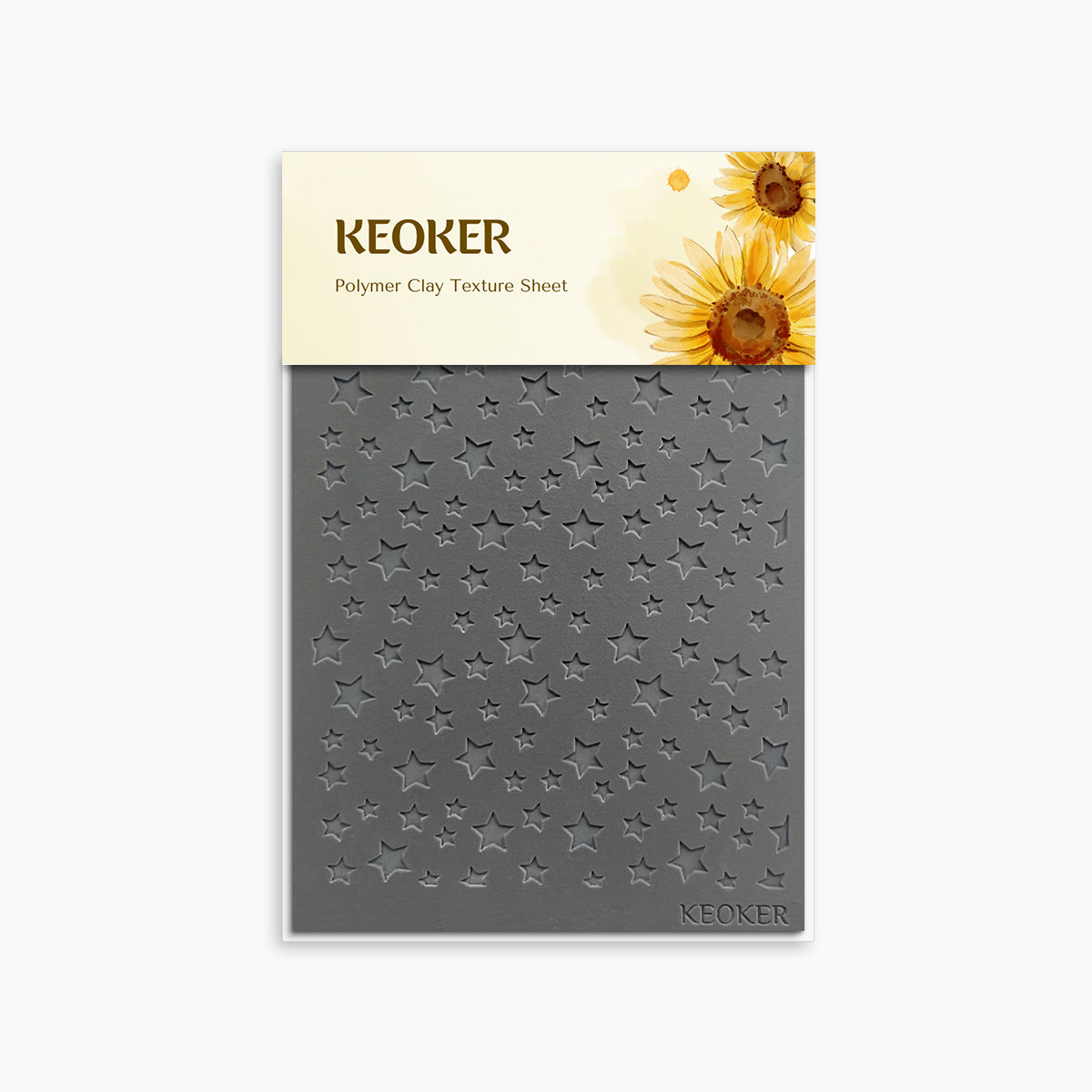 KEOKER Stars Polymer Clay Texture Sheets