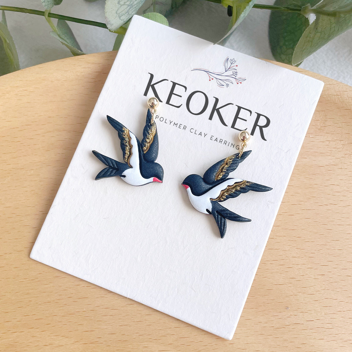 KEOKER Spring Polymer Clay Earrings