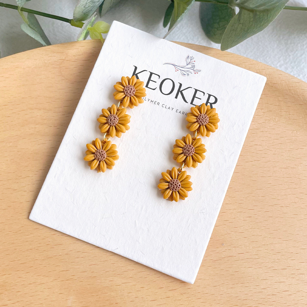 KEOKER Spring Polymer Clay Earrings